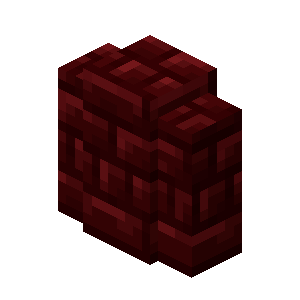 Red Nether Brick Wall — representative authorized Minecraft asset