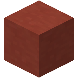 Red Terracotta — representative authorized Minecraft asset