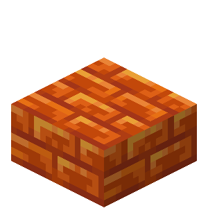 Resin Brick Slab — representative authorized Minecraft asset