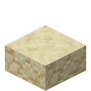 Sandstone Slab — representative authorized Minecraft asset