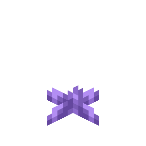 Small Amethyst Bud — representative authorized Minecraft asset