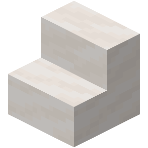 Smooth Quartz Stairs — representative authorized Minecraft asset