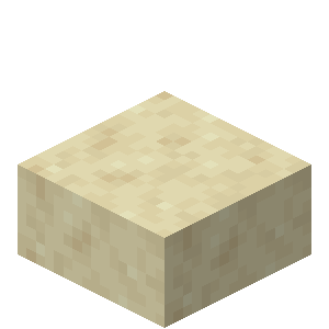 Smooth Sandstone Slab — representative authorized Minecraft asset
