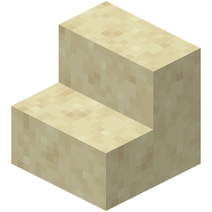 Smooth Sandstone Stairs — representative authorized Minecraft asset