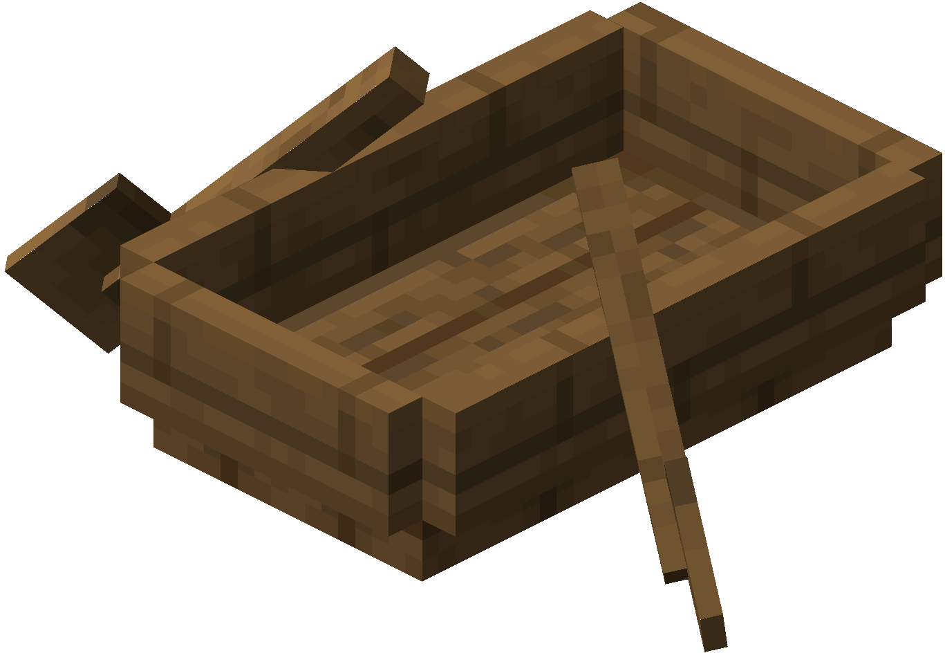 Spruce Boat — representative authorized Minecraft asset