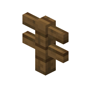 Spruce Fence — representative authorized Minecraft asset