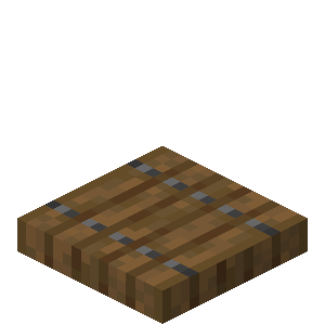 Spruce Trapdoor — representative authorized Minecraft asset