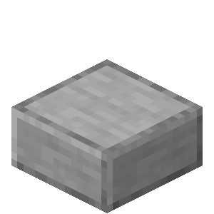 Stone Slab — representative authorized Minecraft asset