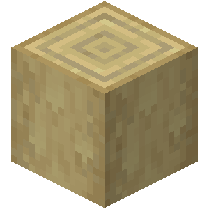 Stripped Birch Log — representative authorized Minecraft asset