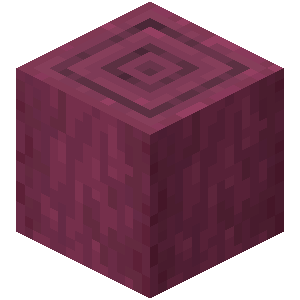 Stripped Crimson Stem — representative authorized Minecraft asset
