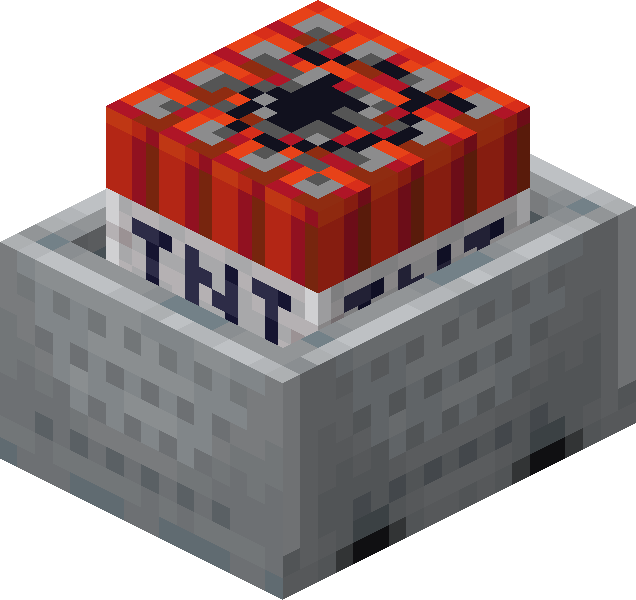 Minecart with TNT — representative authorized Minecraft asset