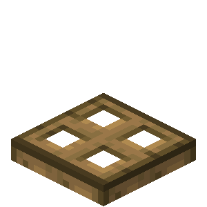Wooden Trapdoor — representative authorized Minecraft asset