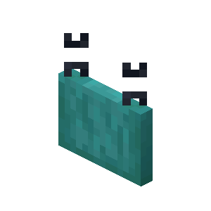 Warped Hanging Sign — representative authorized Minecraft asset