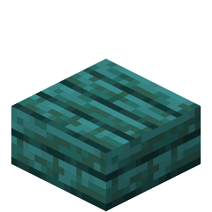Warped Slab — representative authorized Minecraft asset
