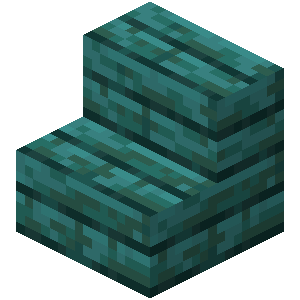 Warped Stairs — representative authorized Minecraft asset